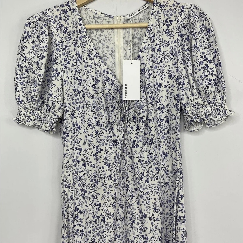 Reformation Trisha Johanna Dress US 2 UK 6 / 8 Floral Boho Midi BNWT Sold Out - Picture 5 of 10